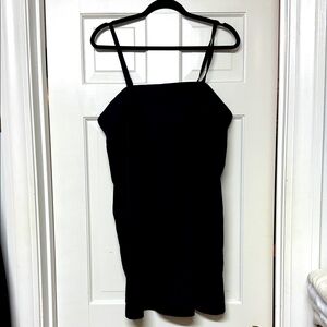 NWOT Athleta Black strappy linen dress